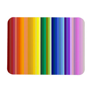 42 Stripes Rainbow Spectrum Magnet
