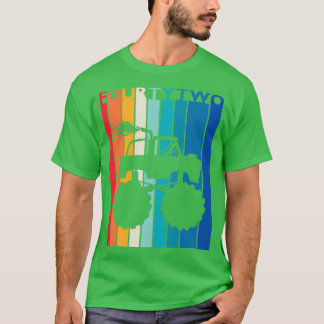 42nd Birthday Gift Monster Truck Shirt 42 Year Old