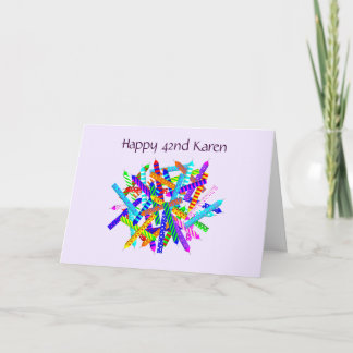 42nd Birthday Gifts Card