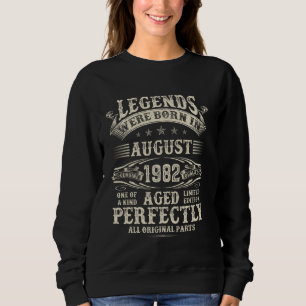 42nd Birthday Gifts For Men Funny 42 Year Old Augu Sweatshirt