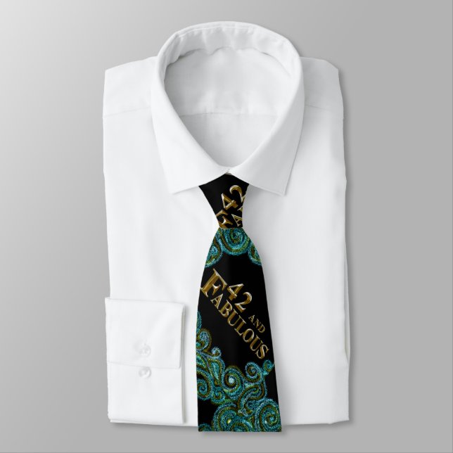 42nd Birthday  Tie (Tied)