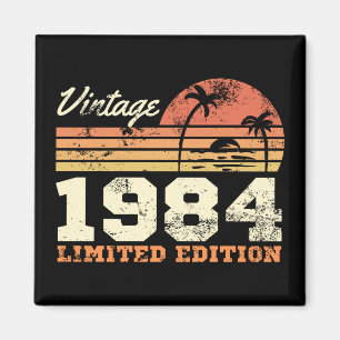 42nd Birthday Vintage 1984 Limited Edition Magnet