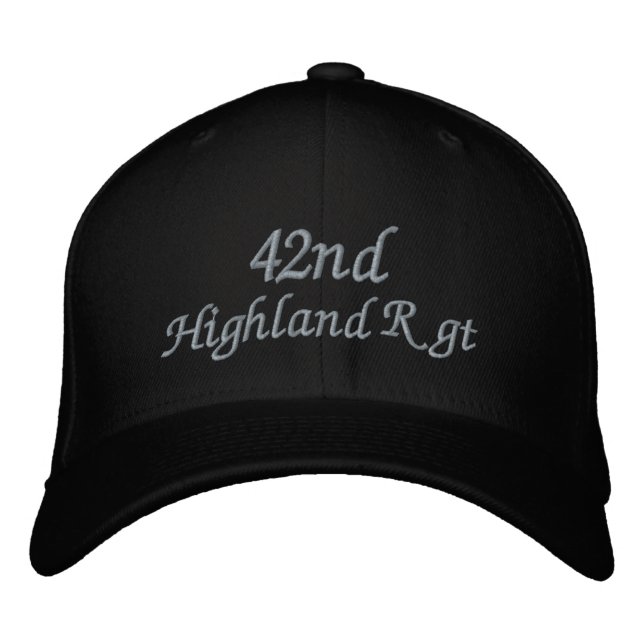 42nd Highlanders Fort de Chartres expedition Embroidered Hat (Front)
