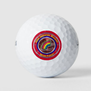 42nd Infantry Division Customised Golf Balls