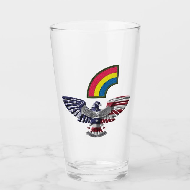 42nd Infantry Division “Never Forget” Eagle Glass (Front)