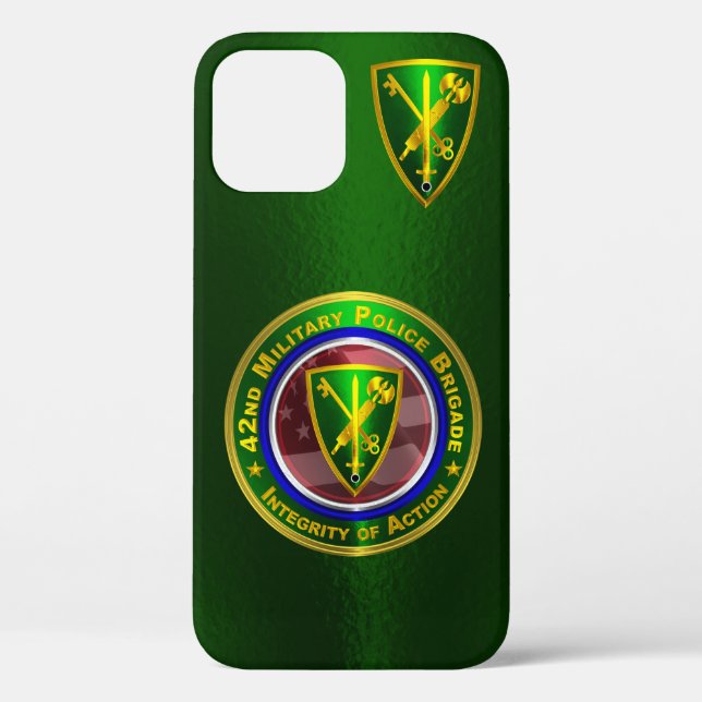 42nd Military Police Brigade Customised Case-Mate iPhone Case (Back)