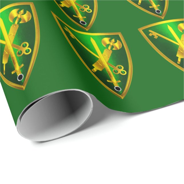 42nd Military Police Brigade “Integrity of Action” Wrapping Paper (Roll Corner)