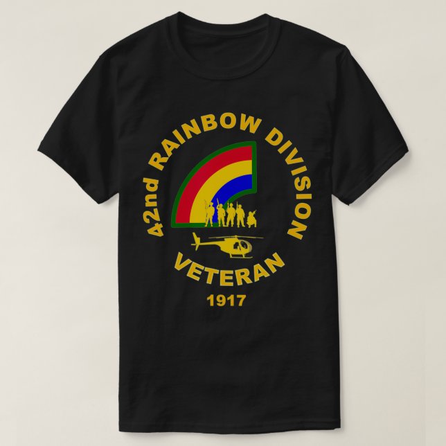 42nd Rainbow Division T-Shirt (Design Front)