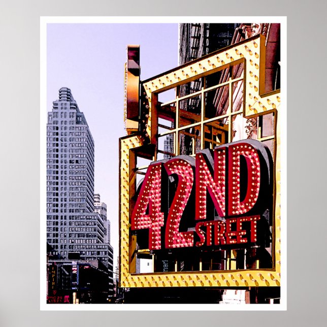 42nd Street, NYC--poster Poster (Front)