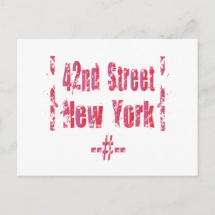 42nd street. postcard