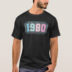 42th Birthday Ladies Mens 42 Years 1980    1 T-Shirt