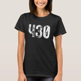 430 Area Code Tyler TX Mobile Telephone Area Code  T-Shirt