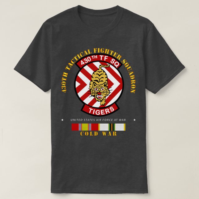 430th Tactical Fighter Squadron w COLD SVC T-Shirt (Design Front)