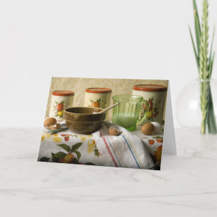 4342 Bowl & Cannisters Mother's Day Card