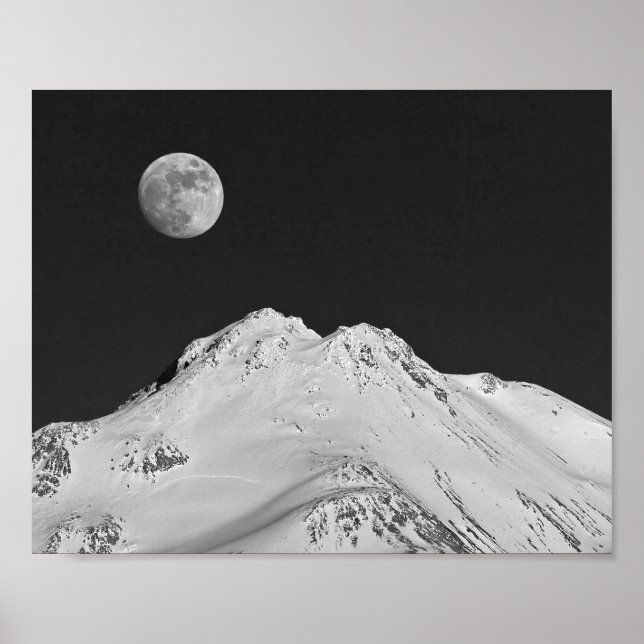434 MOON OVER SHASTA #1 (8X10) POSTER (Front)