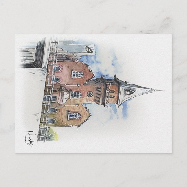 43 ; ASN building Postcard (Front)