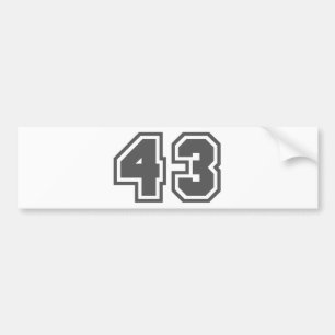 43 BUMPER STICKER