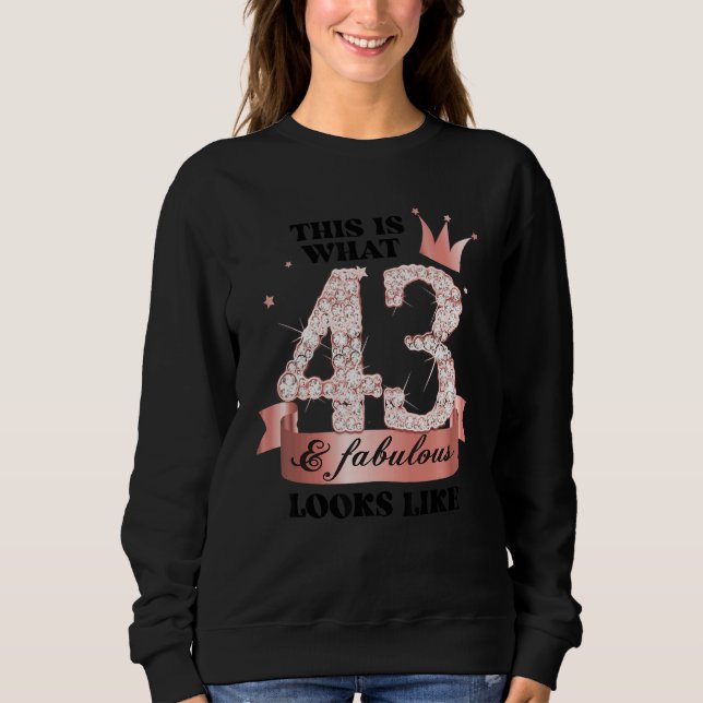 43 & Fabulous I Rose And White Party Group Candid  Sweatshirt (Front)