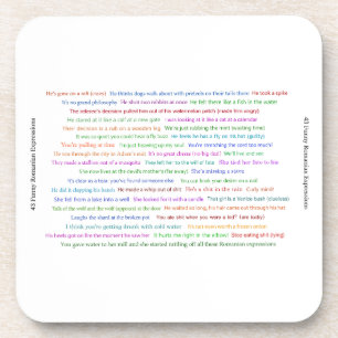 43 Funny Romanian Expressions Conversation Piece  Coaster