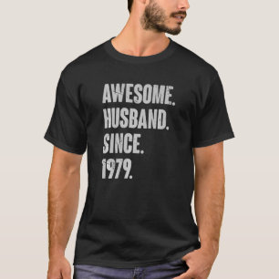 43 Wedding Anniversary For Him Awesome Husband Si T-Shirt