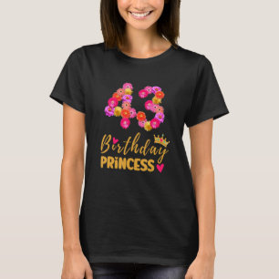 43 Year Old Birthday Princess Flower Its My 43rd B T-Shirt