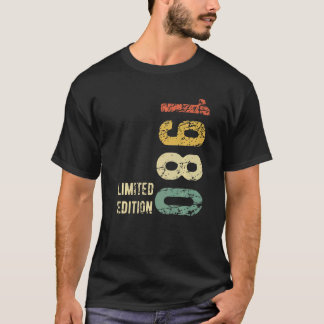 43 Years Old  1980  Retro 43rd Birthday T-Shirt