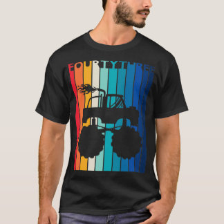 43rd Birthday Gift Monster Truck Shirt 43 Year Old