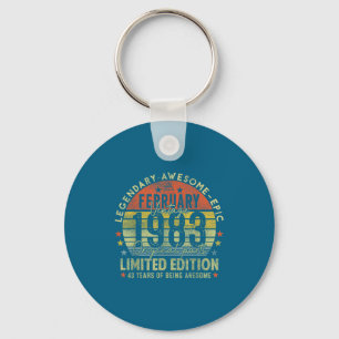 43rd Birthday Legends February 1996 Key Ring