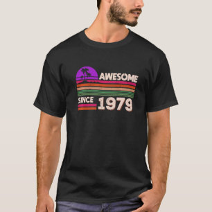 43rd Birthday Men Women Awesome Since 1979 T-Shirt