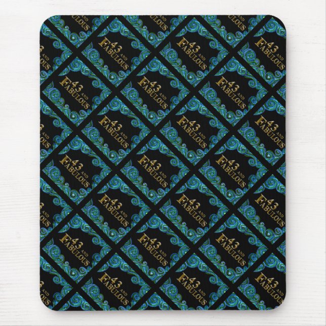 43rd  Birthday  Mouse Pad (Front)