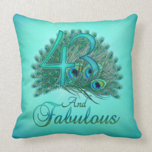 43rd Birthday Pillows
