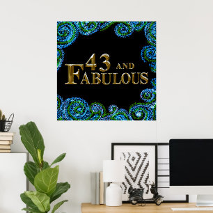 43rd  Birthday  Poster