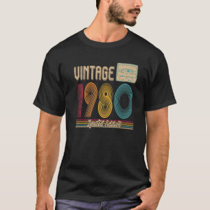 43Th Birthday Gifts Vintage Limited Edition Casset T-Shirt