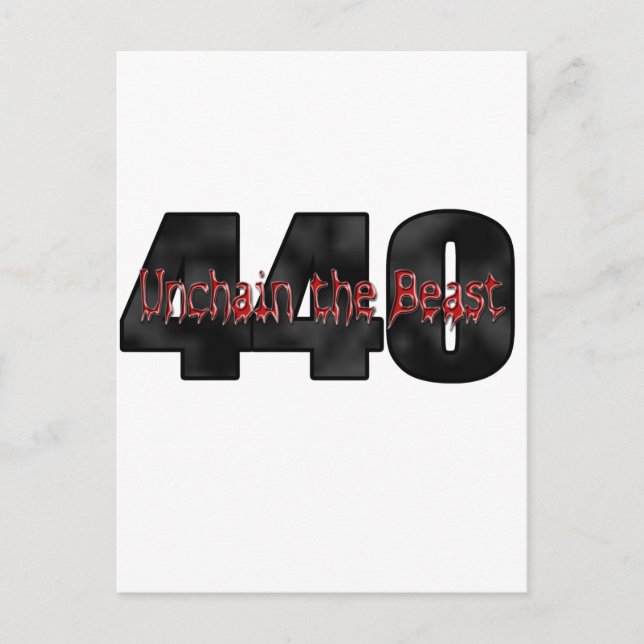 440 Mopar Beast Postcard (Front)