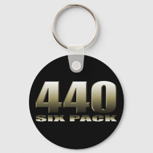 440 six pack Mopar Dodge Key Ring