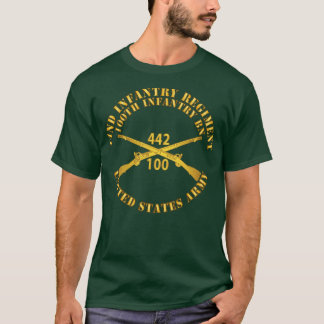 442nd Infantry Regiment 100th Infantry Battalion   T-Shirt