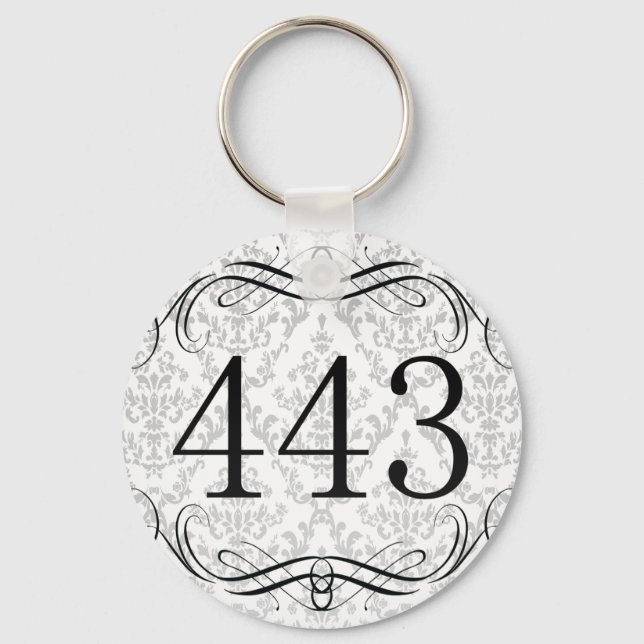 443 Area Code Key Ring (Front)