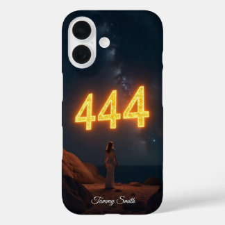 444 Angel Number Manifestation – Good Vibes iPhone 16 Case