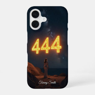 444 Angel Number Manifestation – Good Vibes iPhone 16 Case