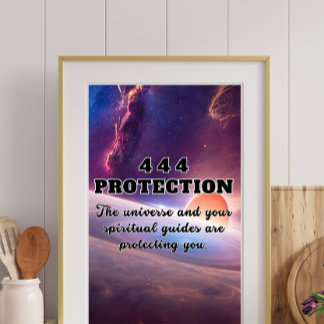 444 ANGEL NUMBERS POSTER