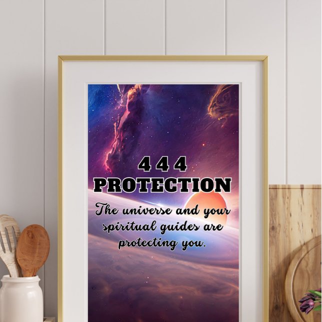 444 ANGEL NUMBERS POSTER (444 ANGEL NUMBERS POSTER)