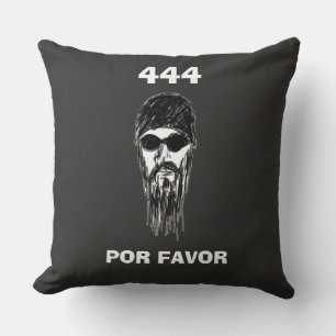 444 POR FAVOR - UggNINE Throw Pillow