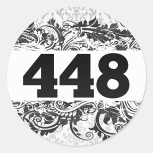 448 CLASSIC ROUND STICKER
