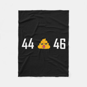 - 44 45 46 Presidents Of Usa - Anti Trump Fleece Blanket