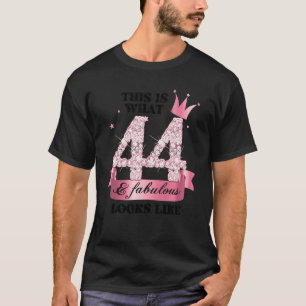 44 & Fabulous I Pink White Party Group Candid Phot T-Shirt