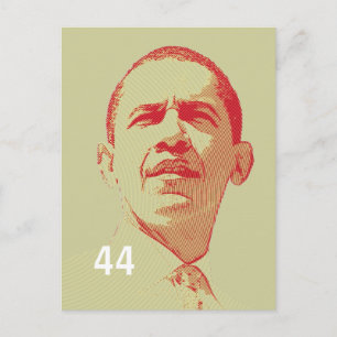 44 President Postcard