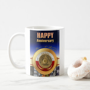 44 Year CUSTOM NAME AA Coin You're A Winner Coffee Mug