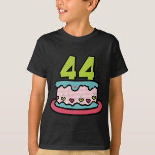 44 Year Old Birthday Cake T-Shirt