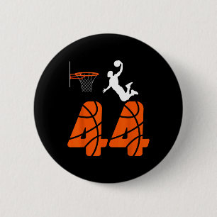 44 Year Old Slam Dunk Its My 44th Birthday Bysketb 6 Cm Round Badge