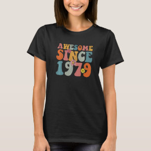 44 Years Old Men Women Awesome Since 1979 44th Bir T-Shirt